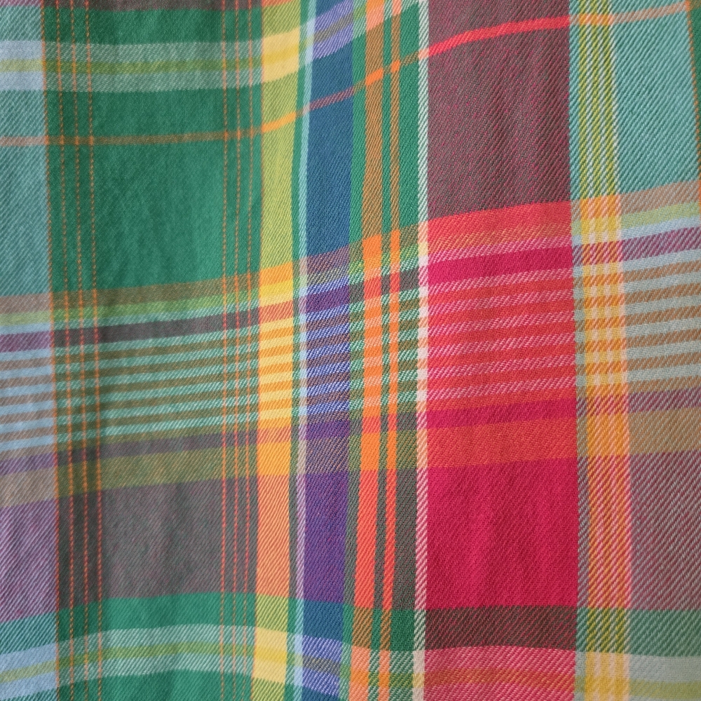 Ralph Lauren Multi Color Cotton Shirt Classic Fit Size L - Picture 7 of 12